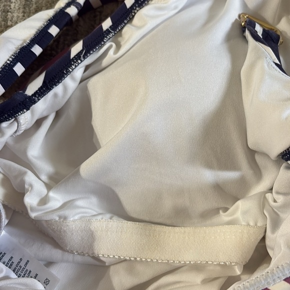 Lands' End pink/purple with white Stripes - Swimsuit - one piece - size XXL - Picture 4 of 6